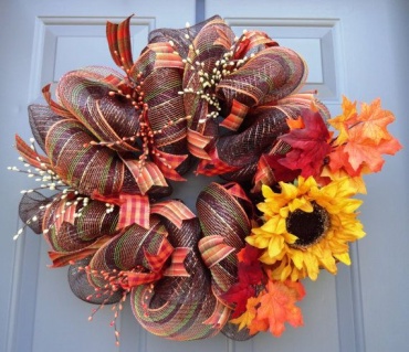 Harvest Door Wreath