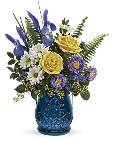 Teleflora\'s Sapphire Garden Bouquet