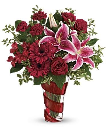 Teleflora\'s Swirling Desire Bouquet